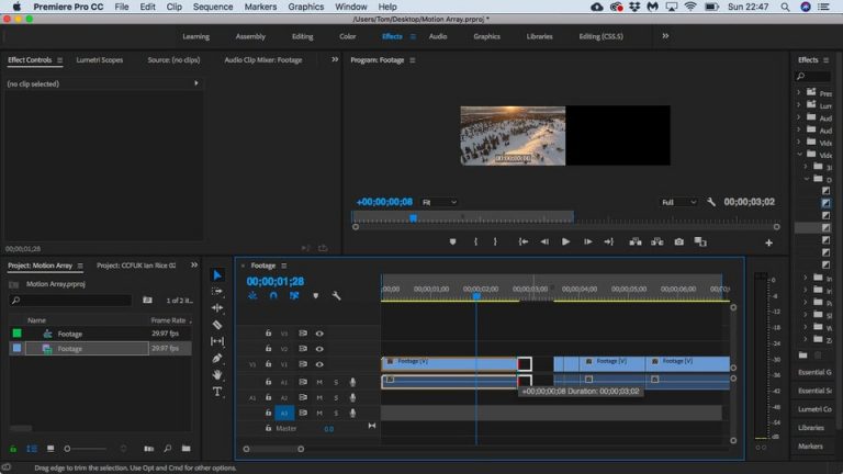 Tutorial: Learn How to Split Clips in Adobe Premiere Pro - Motion Array