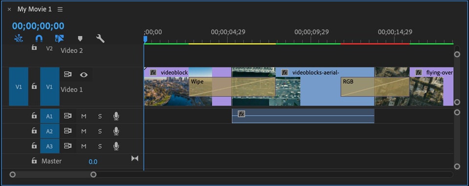 Premiere Pro Render-Timeline