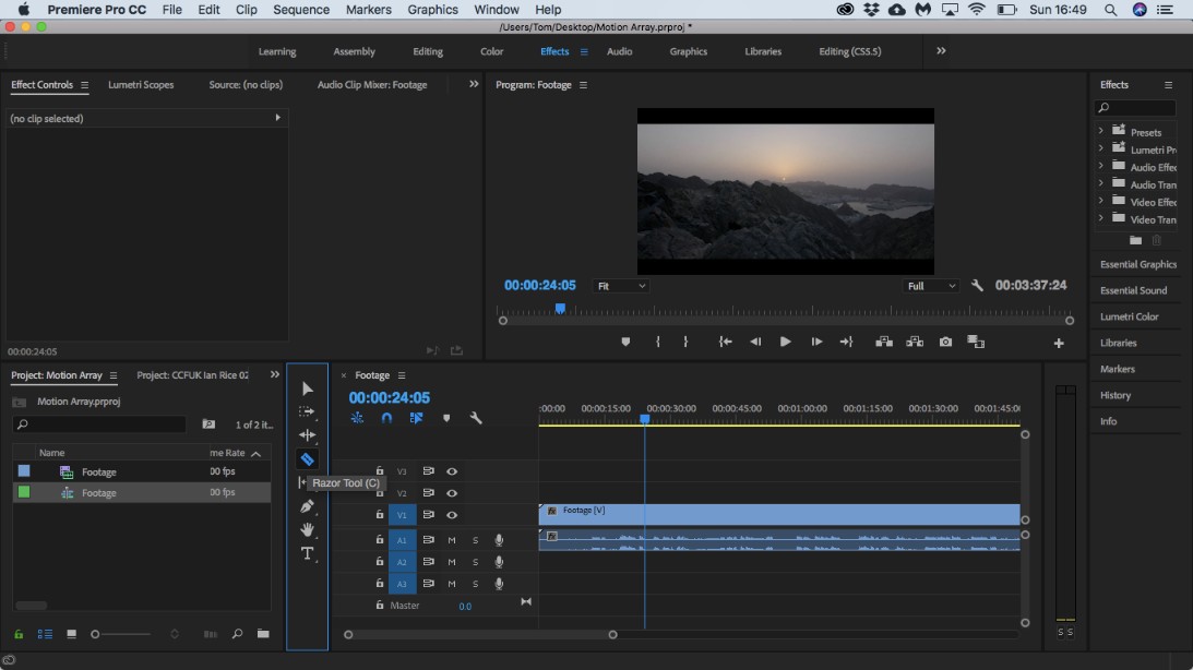 Tutorial: Learn How to Split Clips in Adobe Premiere Pro - Motion Array