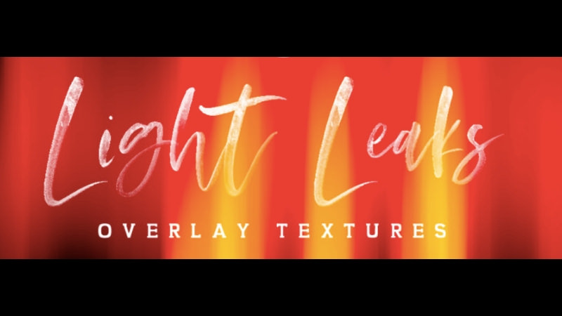 Light Leaks Overlay Texture Pack