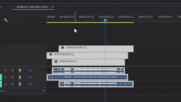 multicam editing premiere