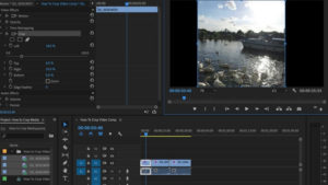 Как сделать crop видео в adobe premiere pro cc