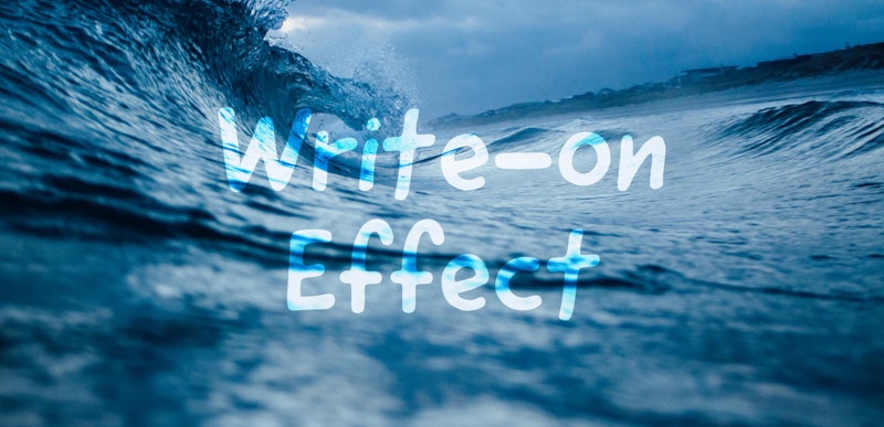 Write On Effect After Effects