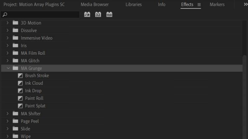 Grunge Transition folder