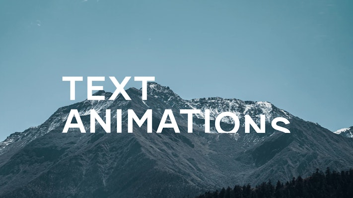 after effects text animations