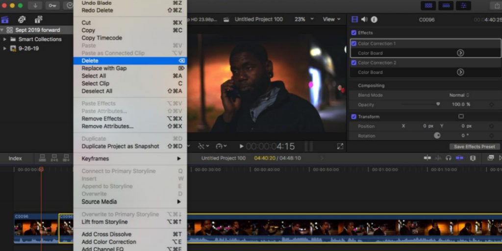 export final cut pro