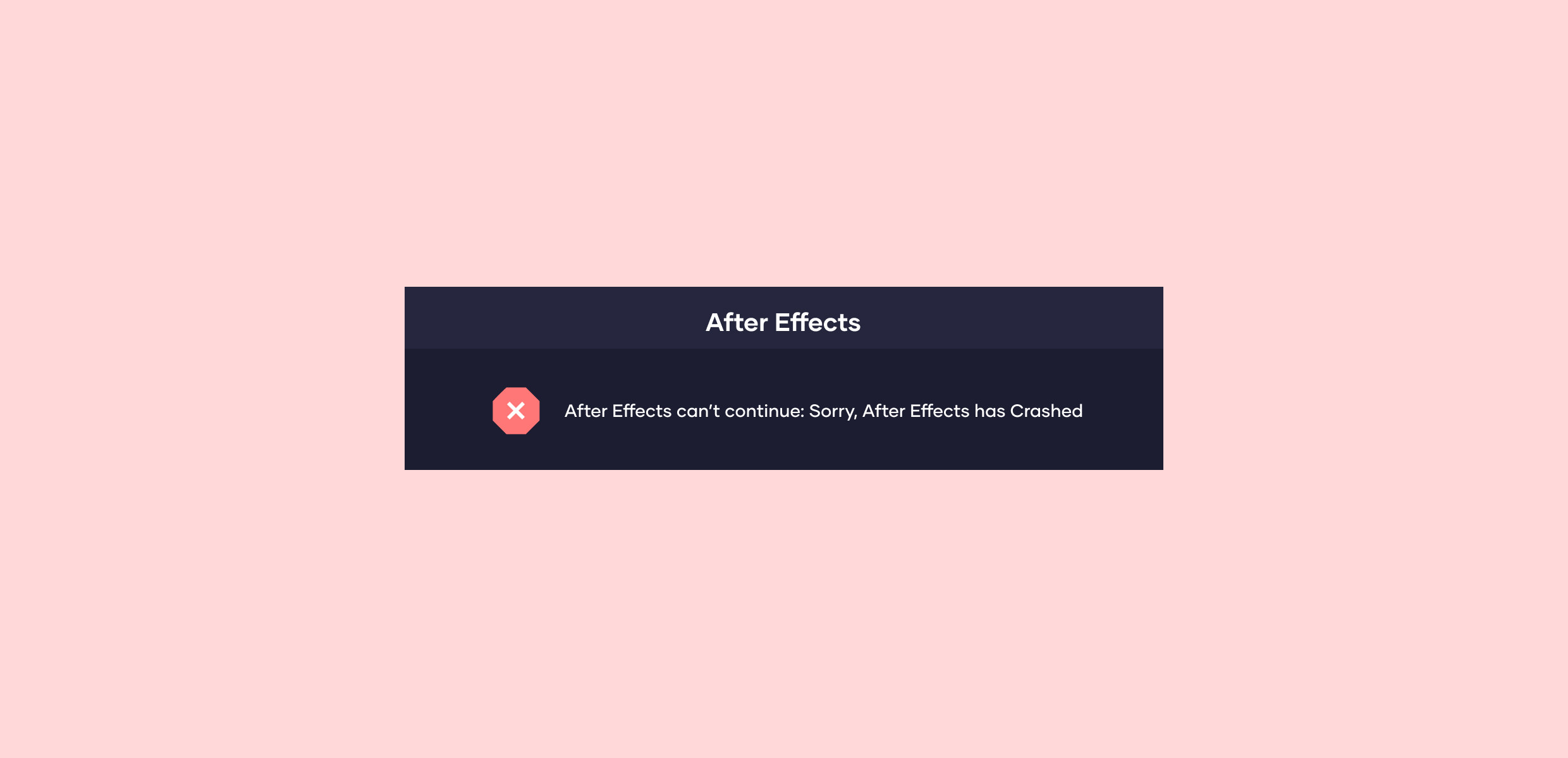 How To Stop After Effects From Crashing