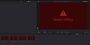 media offline davinci resolve files moved to volum