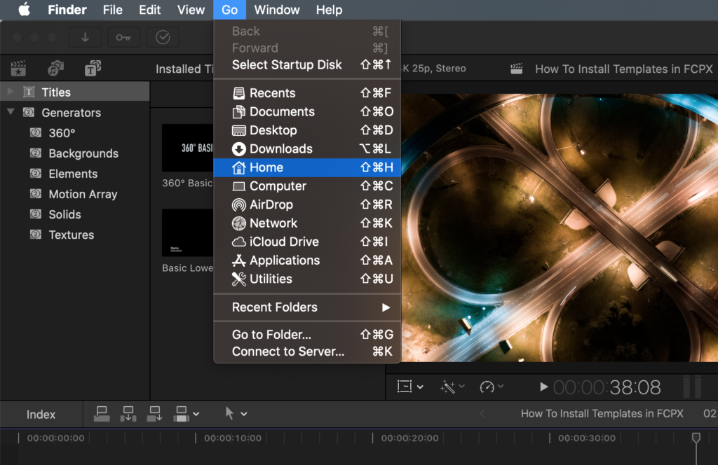 How to Install Motion Array’s Final Cut Pro Templates (Tutorial