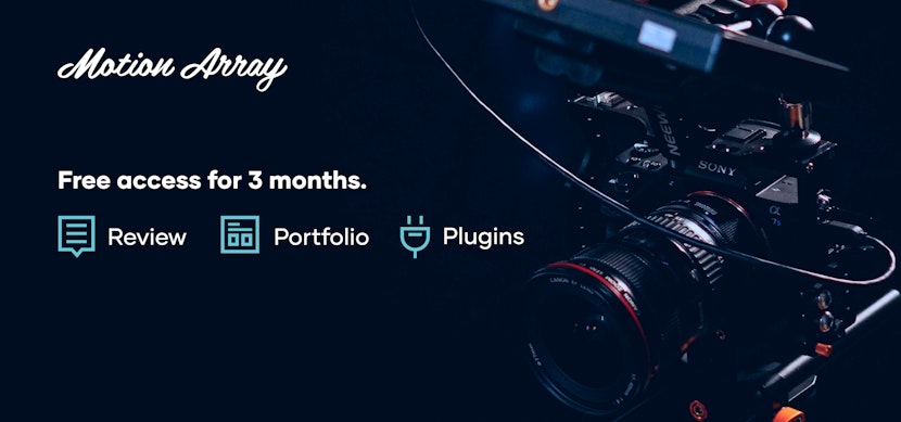 Motion Array Designs New Themes for Portfolio - Motion Array