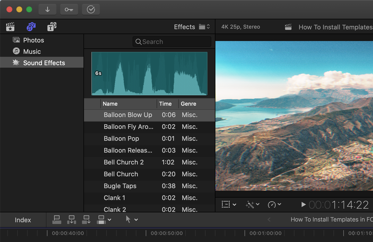 final cut pro effects