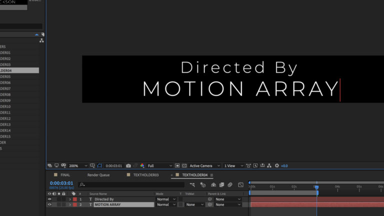 Top 18 After Effects Credit Templates for 2020 | Motion Array