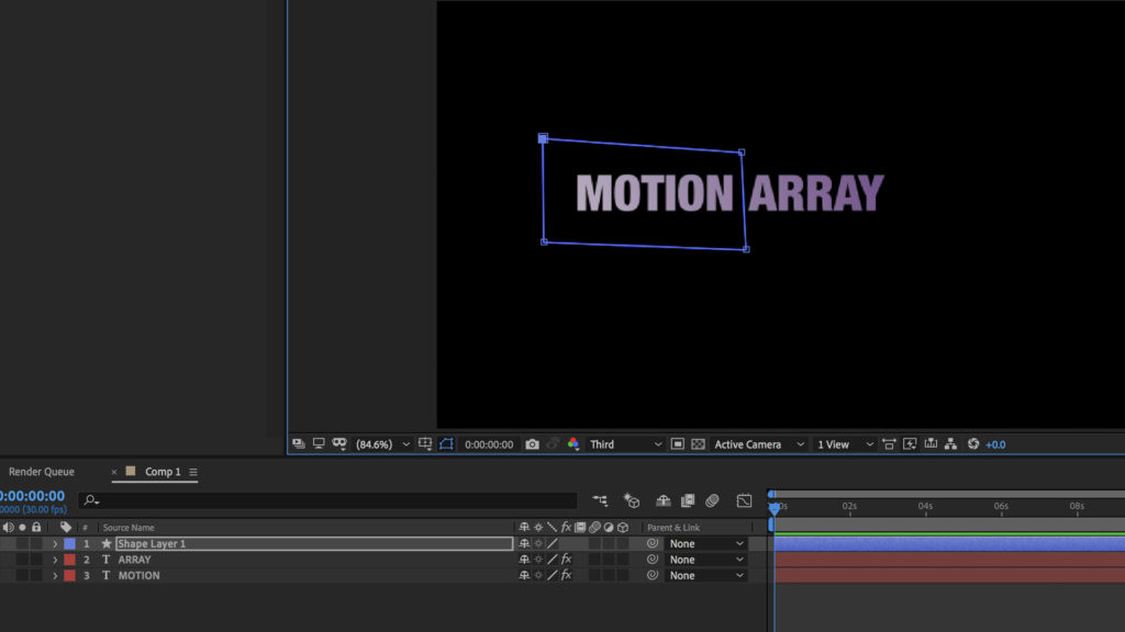 Moving gradient after effects free