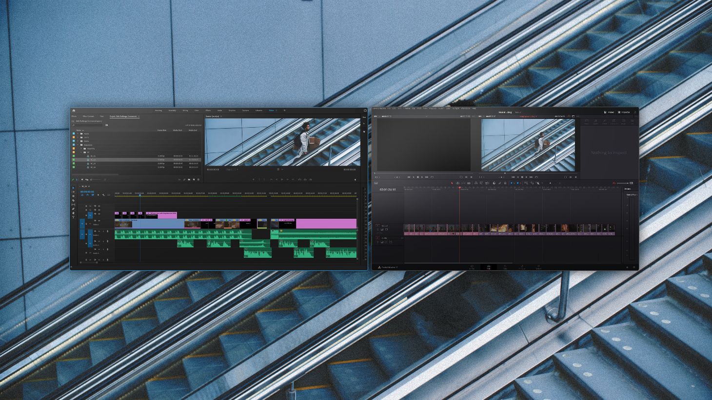 why cant i add video transitions davinci resolve