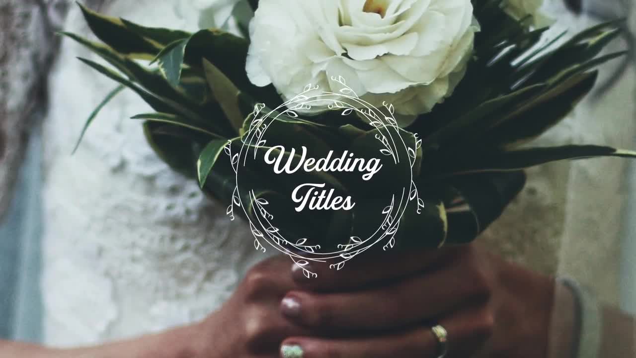 30 Amazing Wedding Titles For Your Marriage Videos - Motion Array