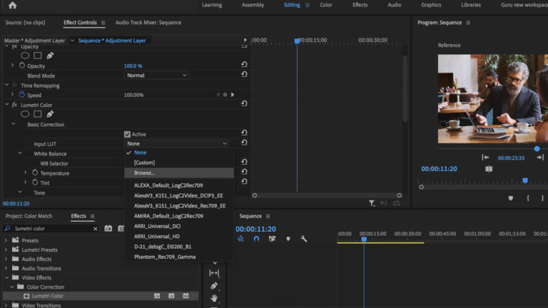 Color Match Footage from Different Cameras in Premiere Pro - Motion Array