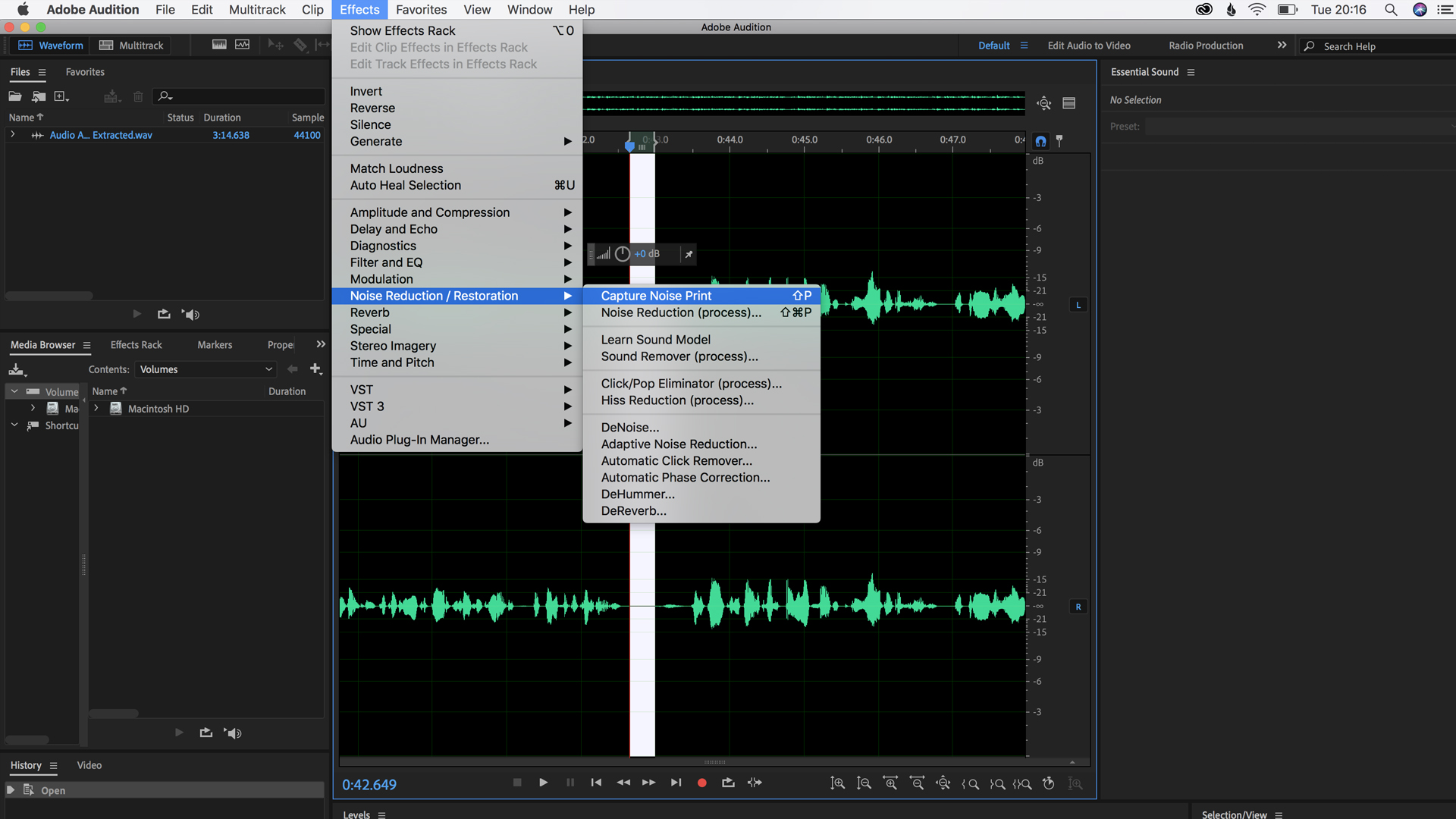 Remove Background Noise from Video and Audio Motion Array