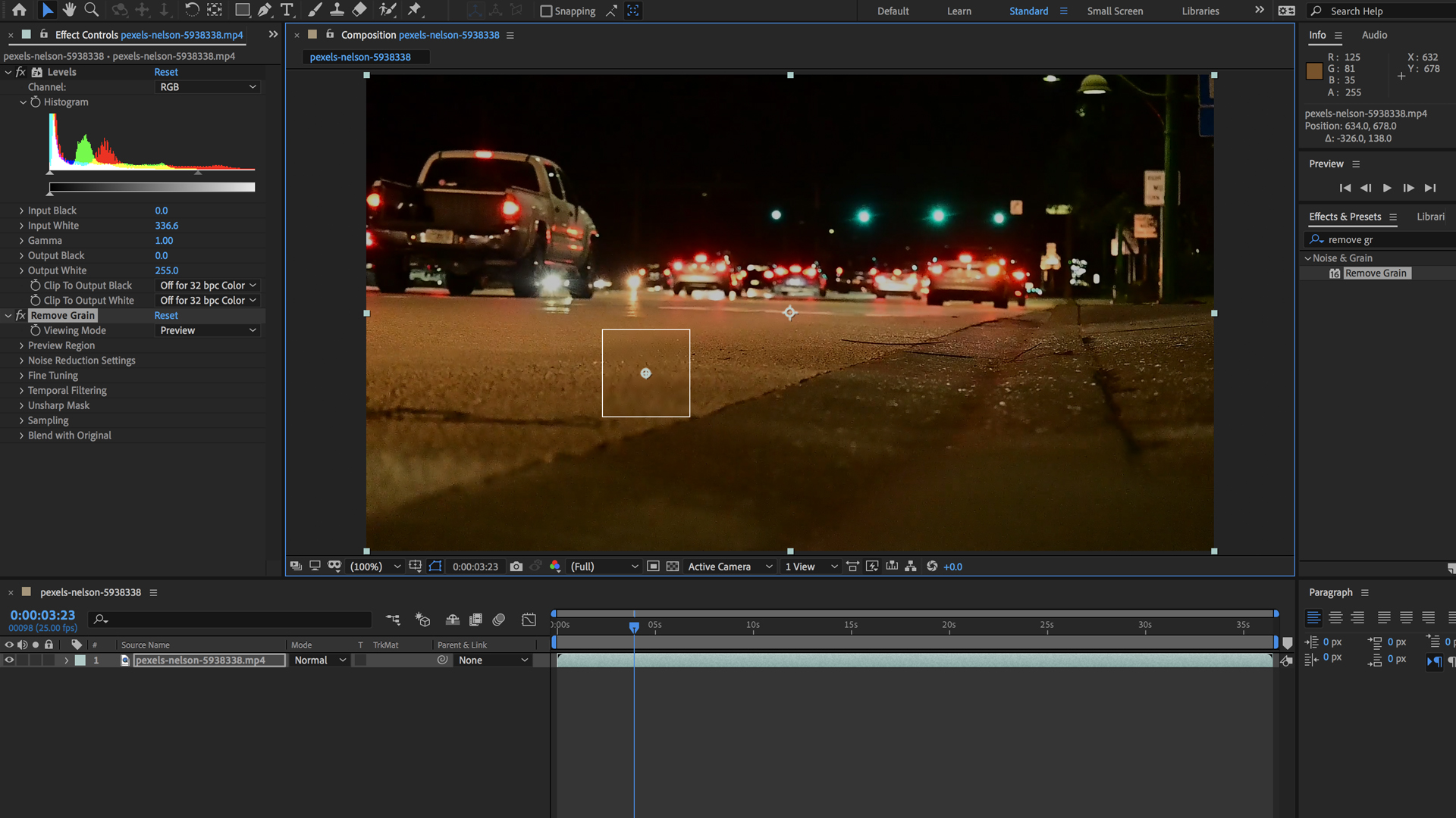 Remove Background Noise from Video and Audio Motion Array