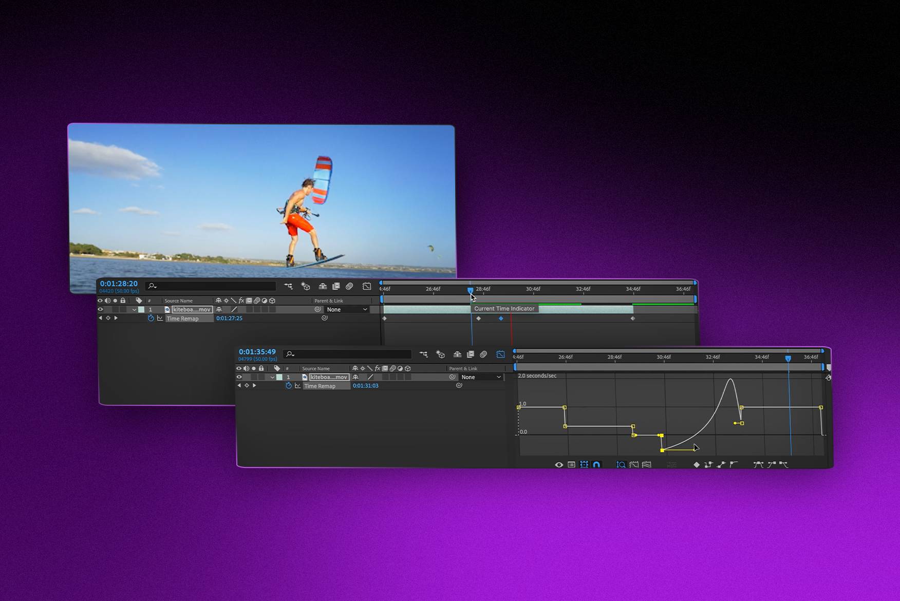 time remapping after effects