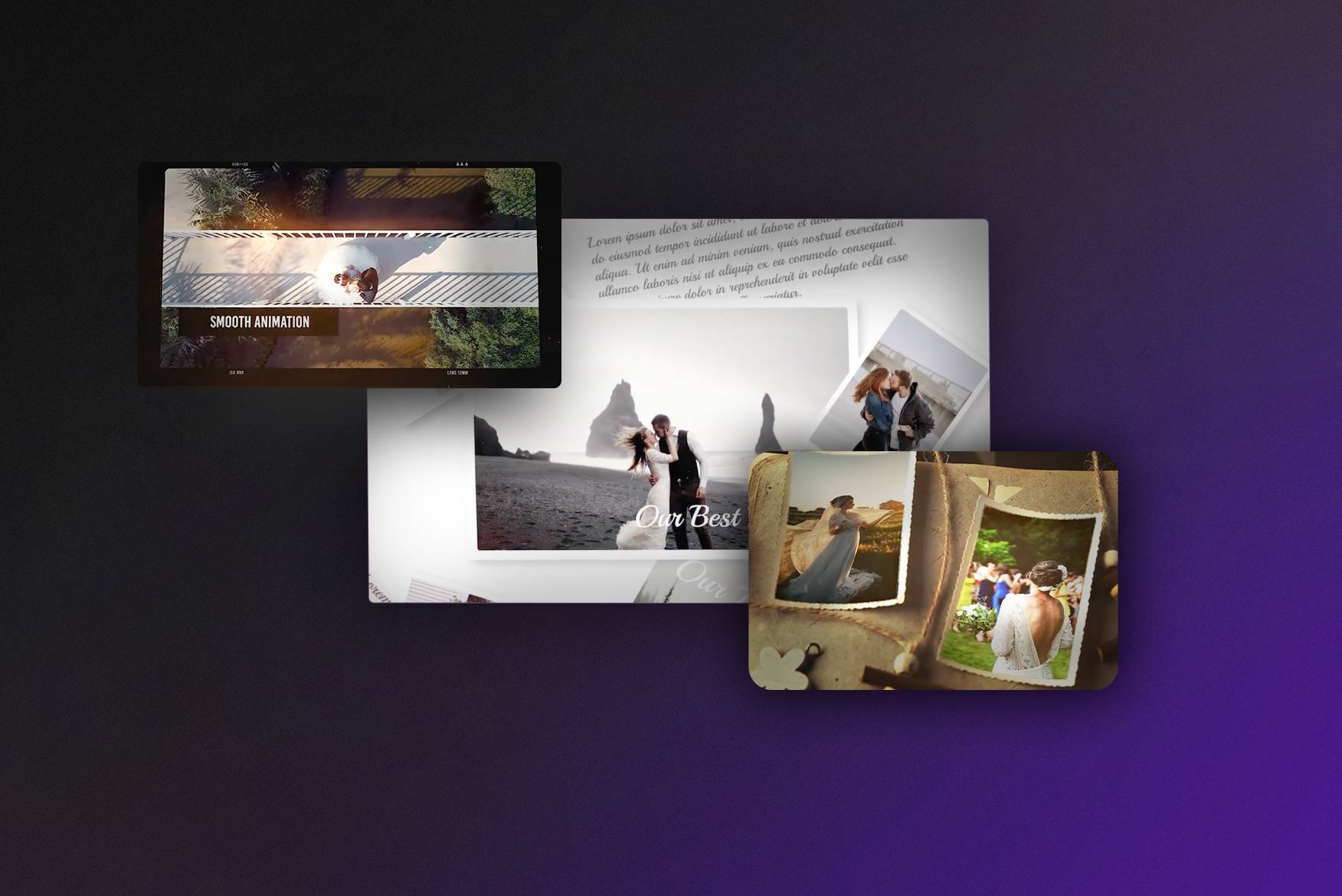 Wedding Invitation, Video Templates