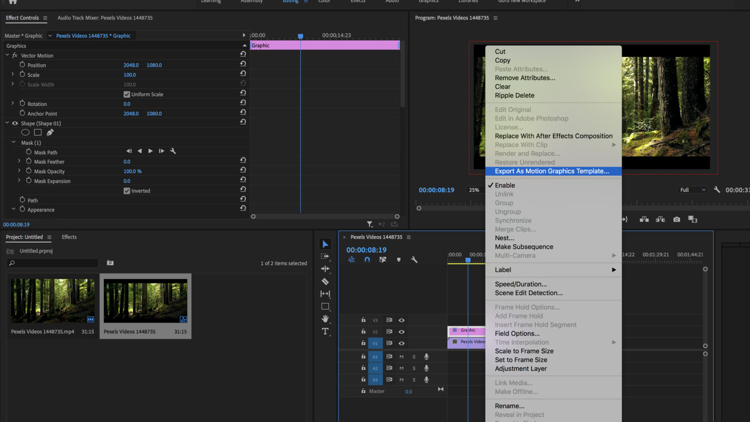 Create Cinematic Letterbox 1080p Videos in Premiere Pro - Motion Array