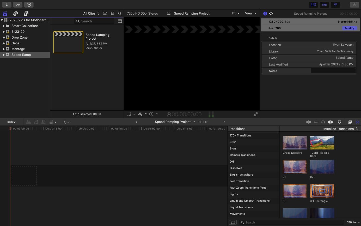 Learn Speed Ramping in Final Cut Pro (Quick Tutorial) Motion Array
