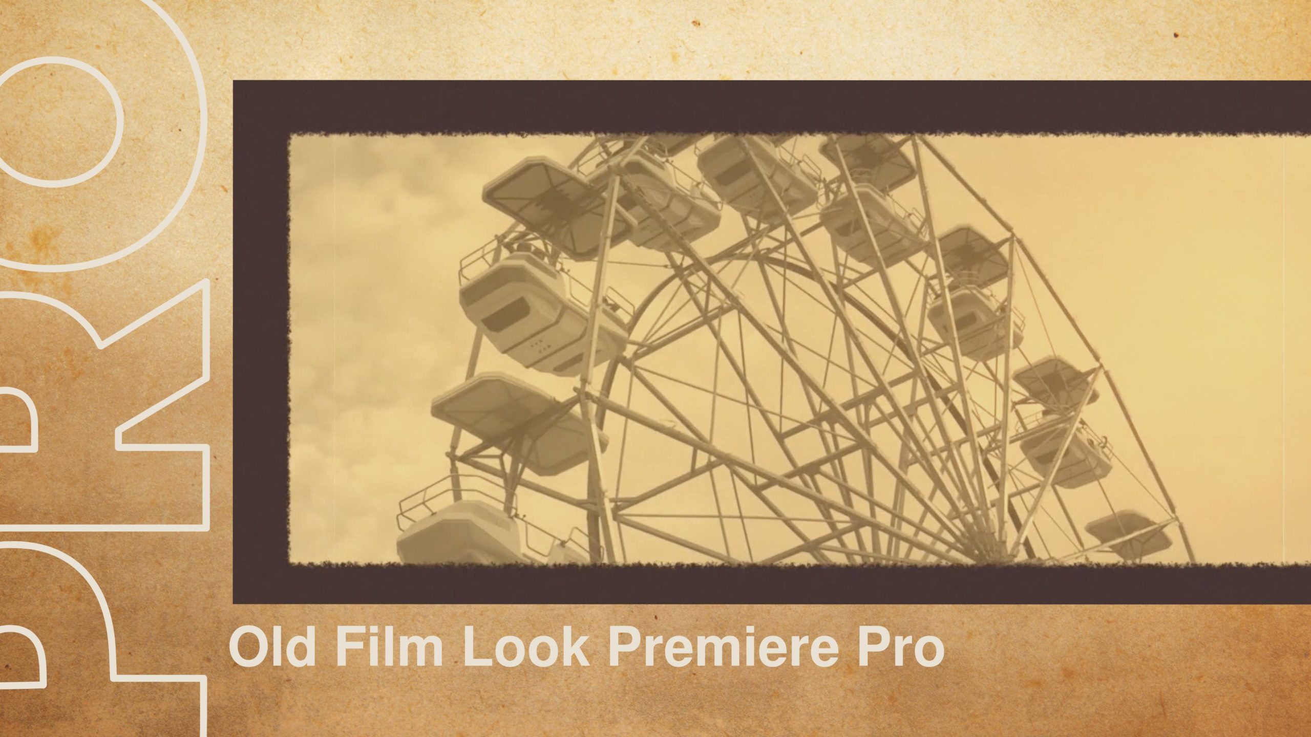 Create An Old Film Look In Premiere Pro Tutorial Templates Motion