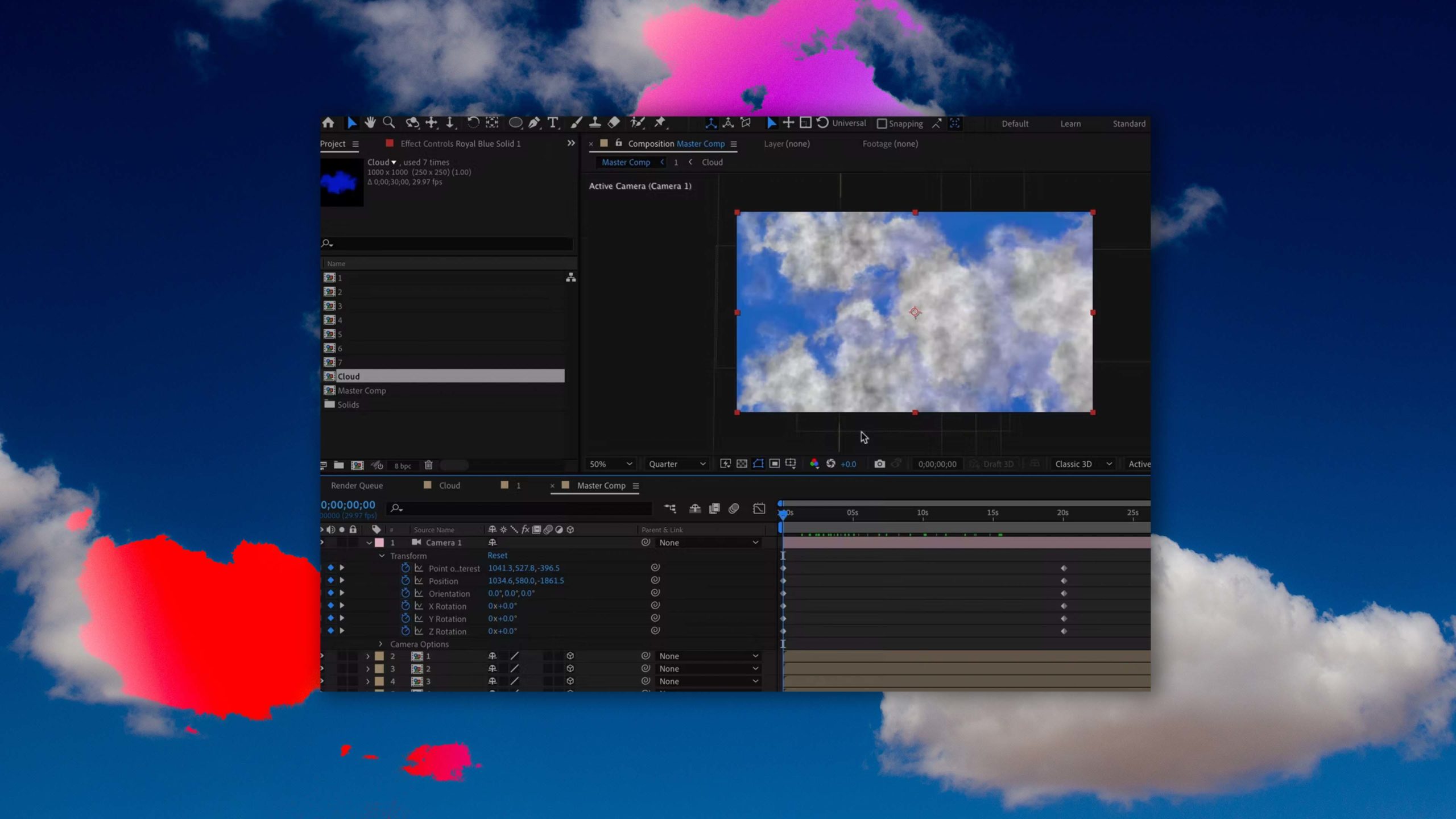 Create Realistic Clouds & Sky Scene in After Effects (Cloud Animation) -  Motion Array