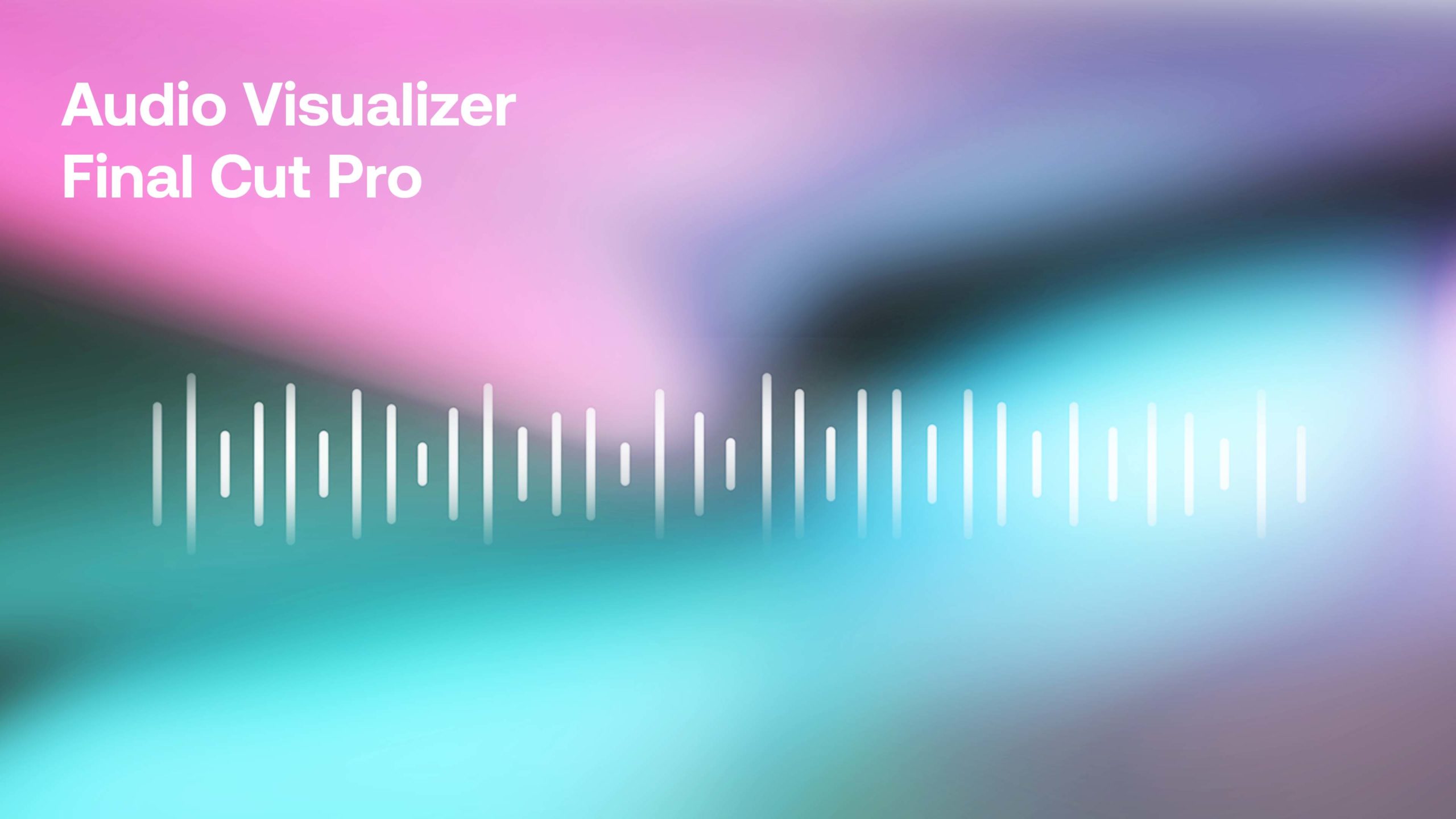 audio visualizer final cut pro x plugin free