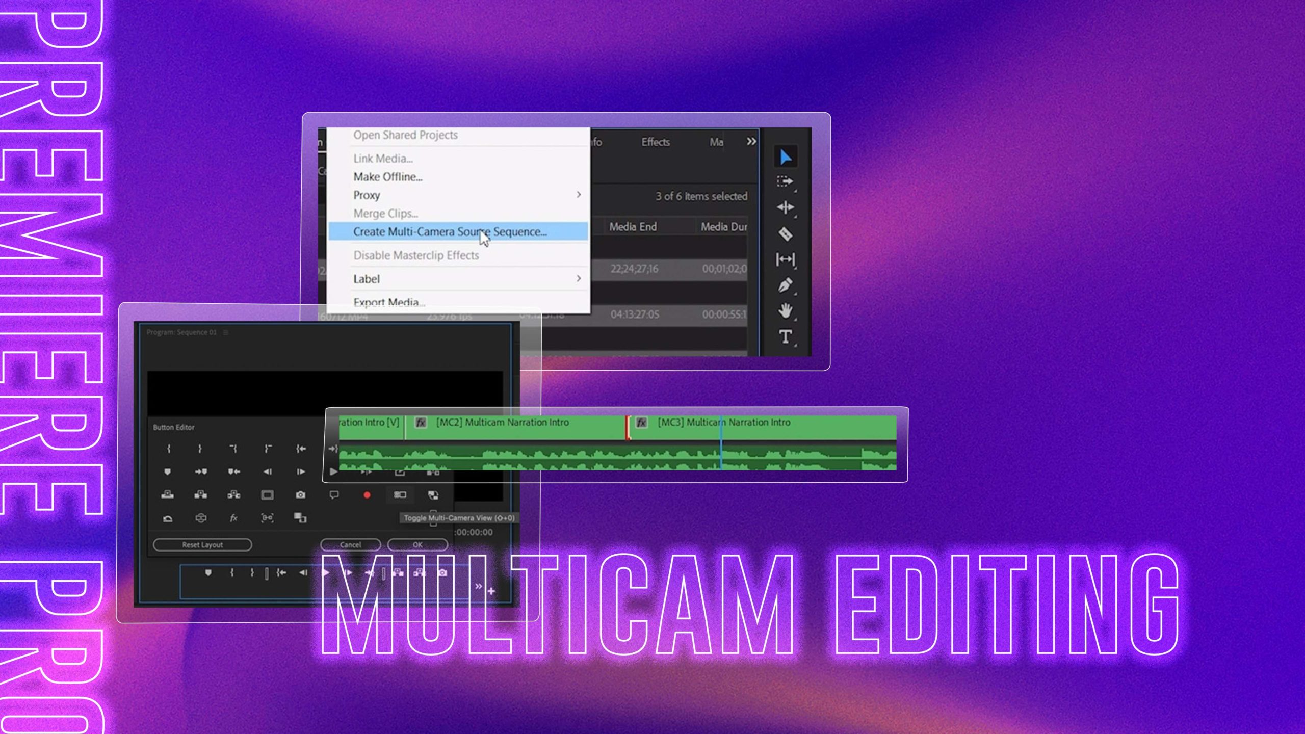 Premiere Pro Multicam Editing Explained Tutorial with Image Steps