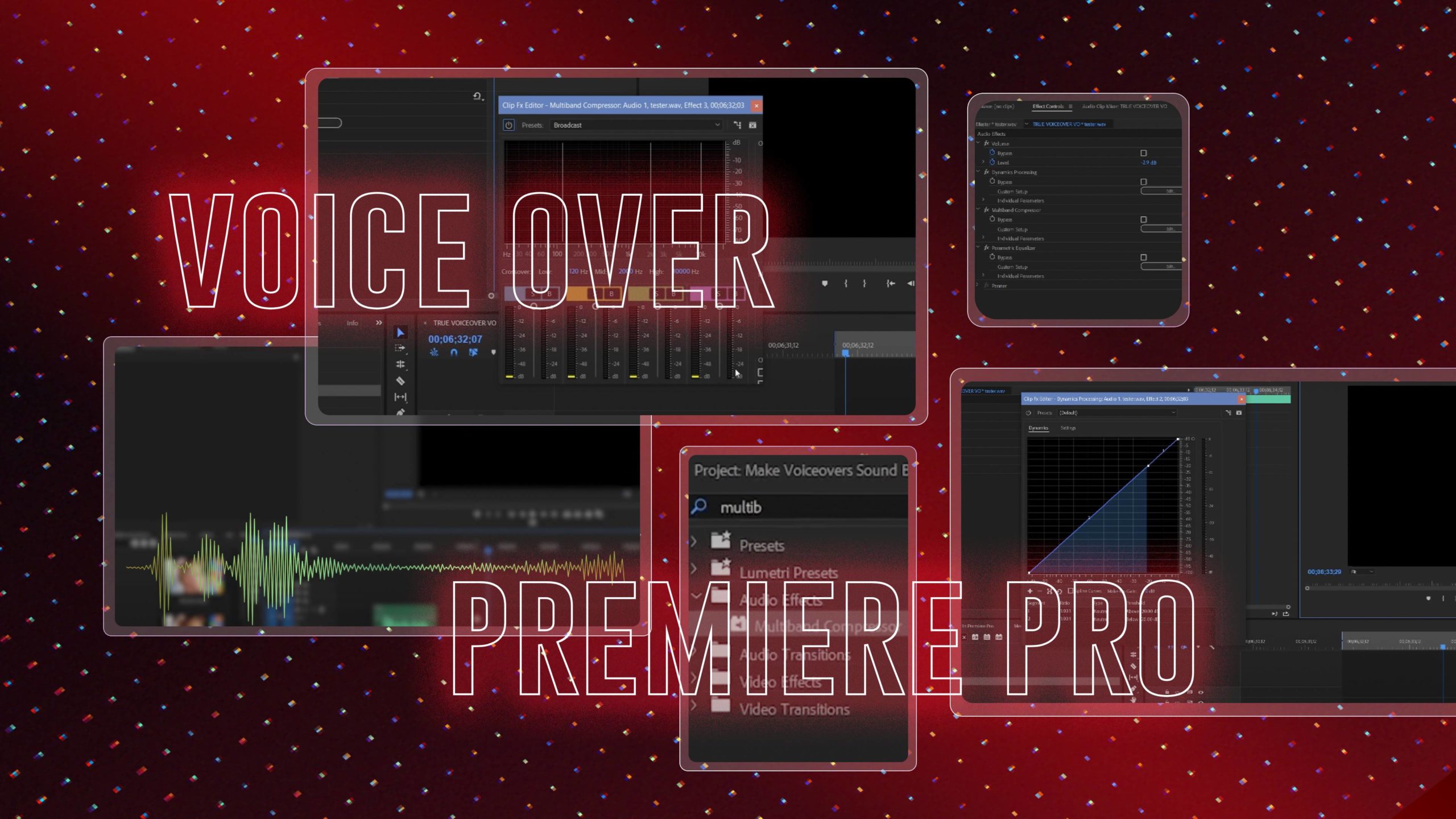 How To Make Your VoiceOver Sound Better in Premiere Pro Motion Array