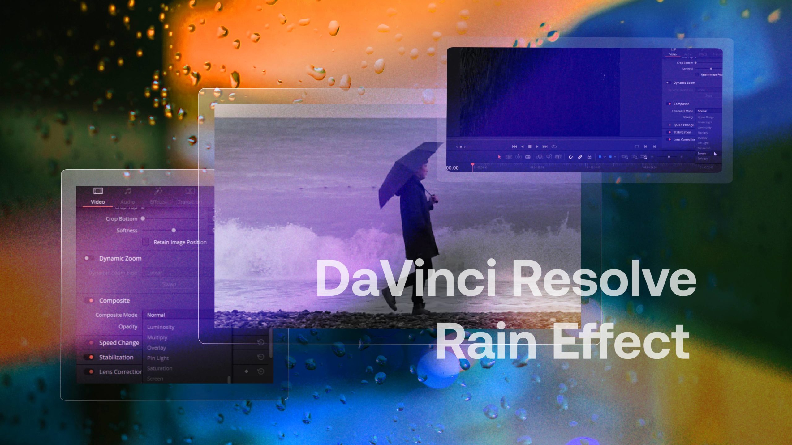 Learn to Realistic Rain Effects in 17 - Motion