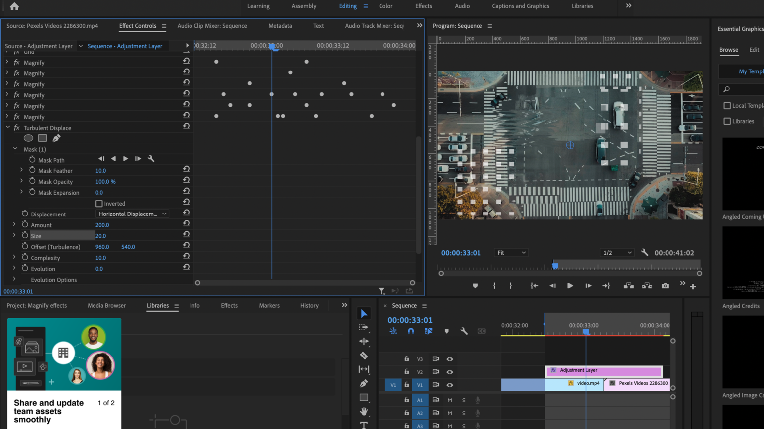 Learn How to Create & Add Magnify Effects in Premiere Pro Motion Array
