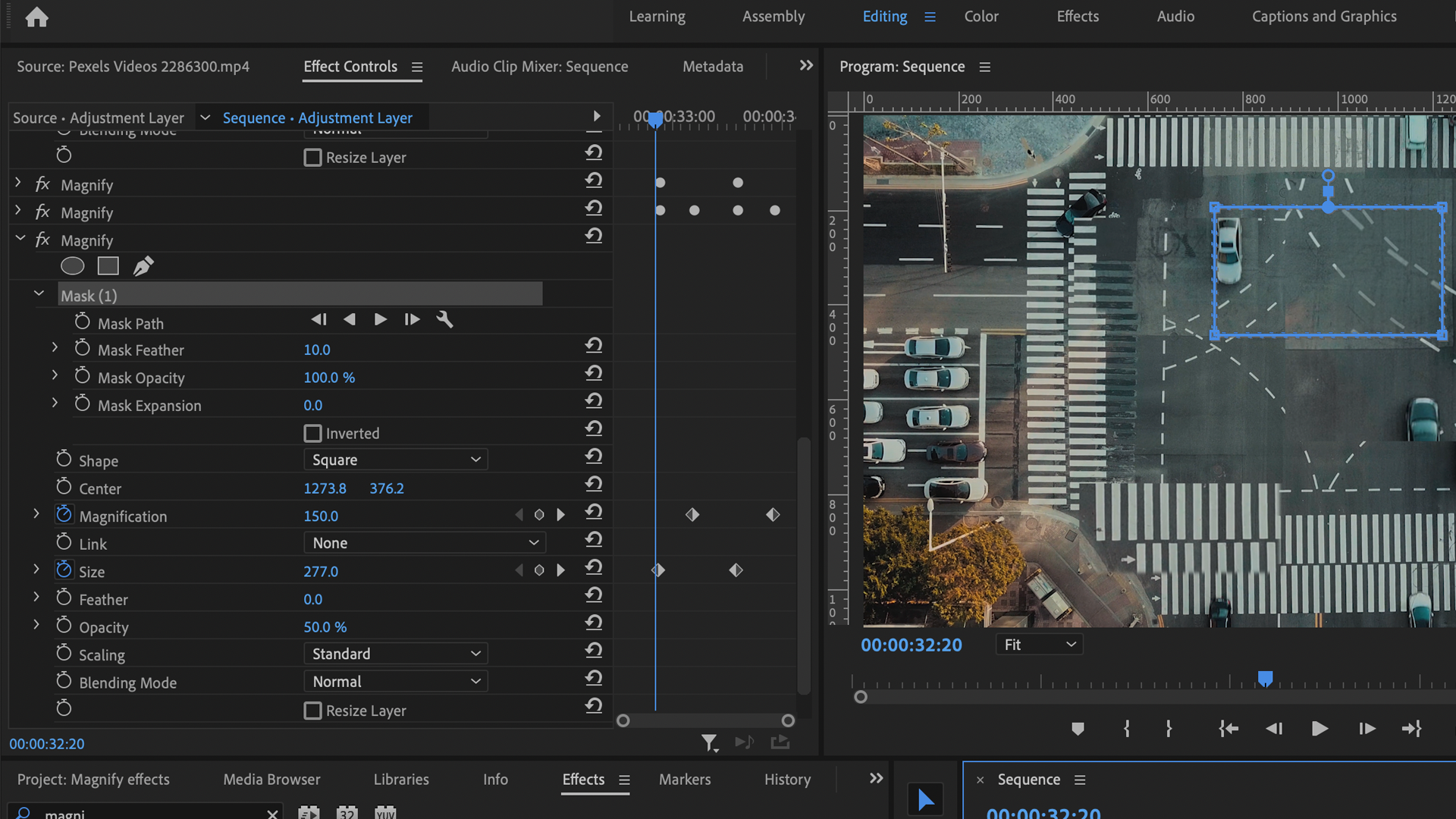 Learn How to Create & Add Magnify Effects in Premiere Pro Motion Array