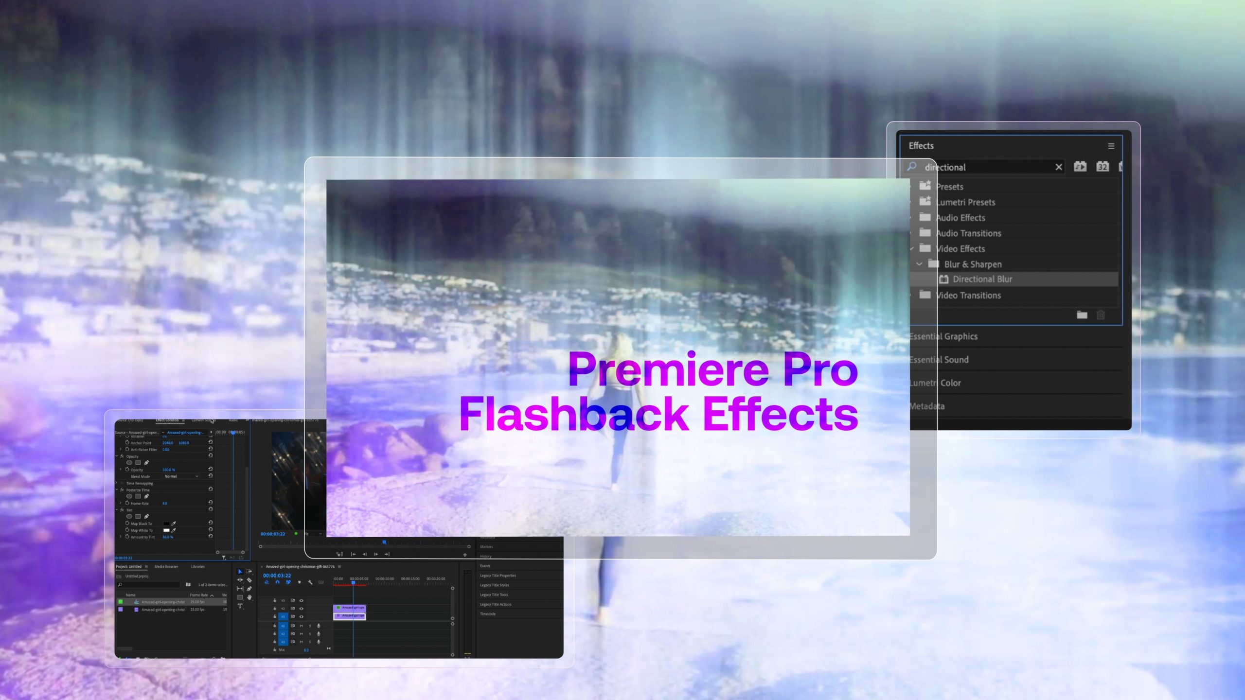 Tận hưởng những kỷ niệm đẹp của bạn với hiệu ứng flashback mơ mộng trên Premiere Pro. Nâng tầm chất lượng video của bạn với 5 cách làm độc đáo. Kiến thức của bạn sẽ được tăng lên một tầm mới! 
