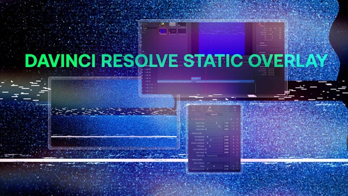 DaVinci Resolve Static Overlay