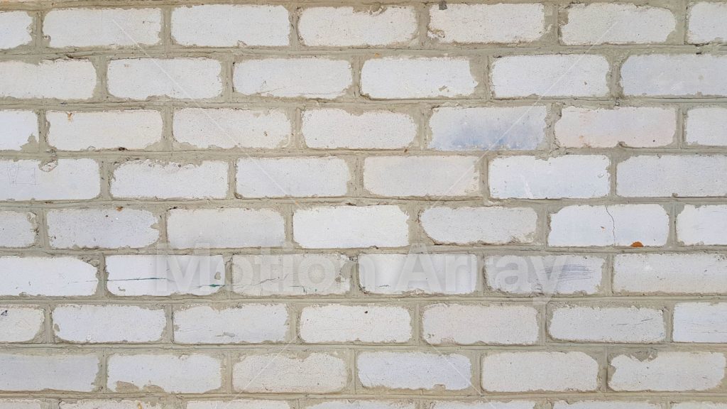 White brick wall texture for background