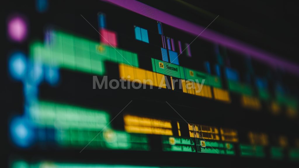 Video editing timeline