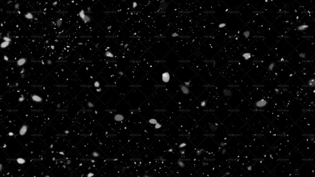 White confetti on a black background